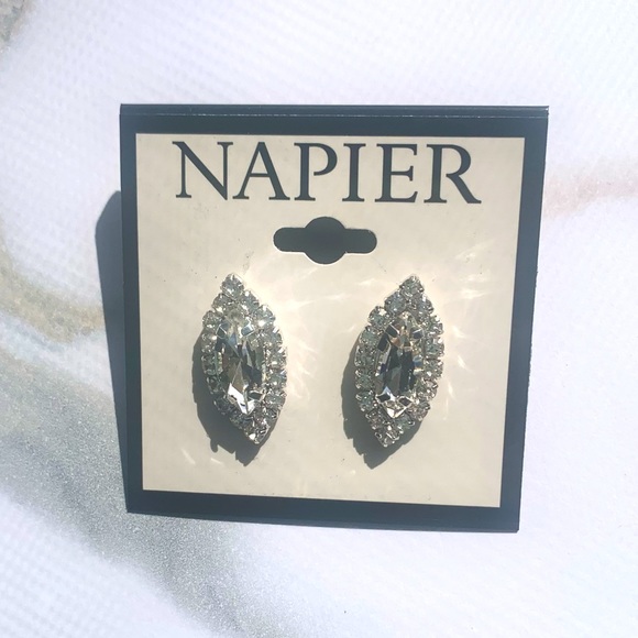 Napier Earring and Silver Tone Bracelet Set - Picture 4 of 4